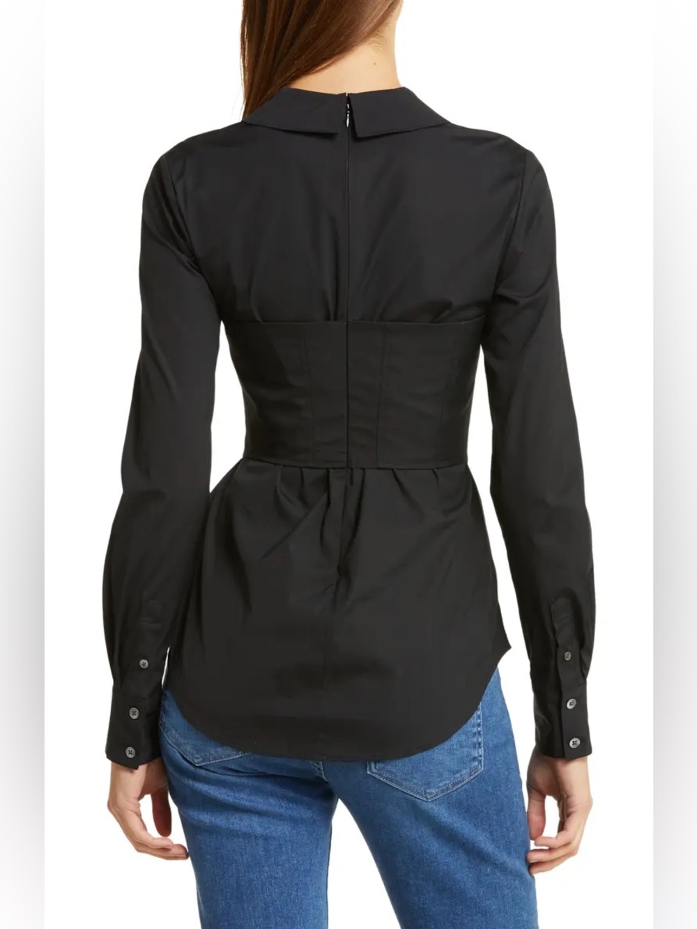 Veronica Beard Keora Top - Black - Size 2 - NWT - Picture 2 of 7
